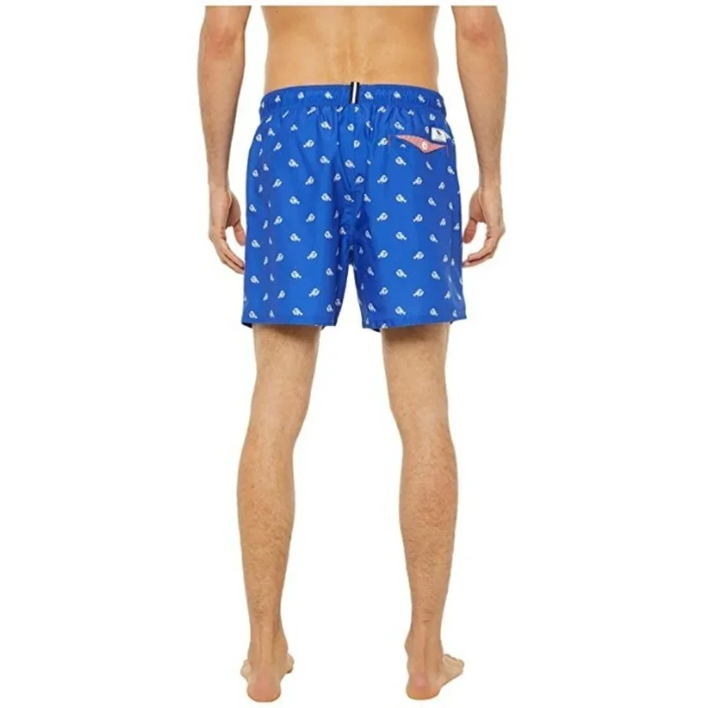 💕TED BAKER💕 Nippy Lobster Print Swim Shorts RED